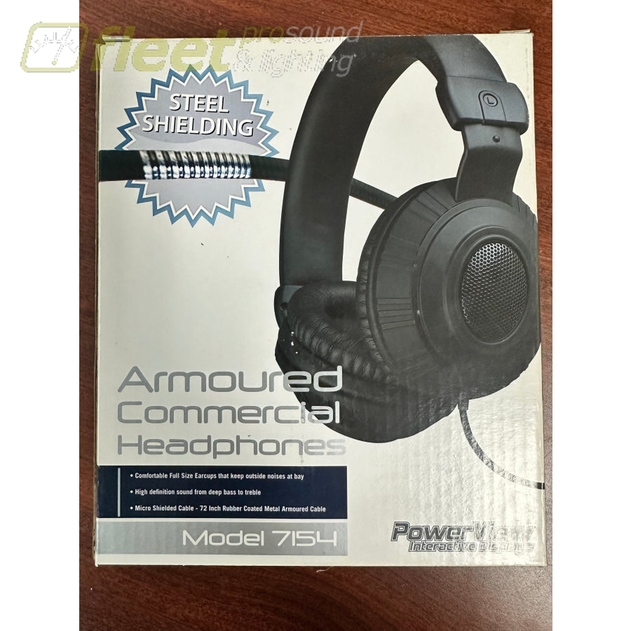 Recom Group Armoured Commercial Headphones Model 7154 – Fleet Pro Sound