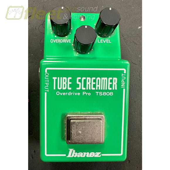 Ibanez TS808 Classic Overdrive Effect Pedal USED SHOWROOM DISPLAY MODEL PICS OF ACTUAL UNIT USED PEDALS