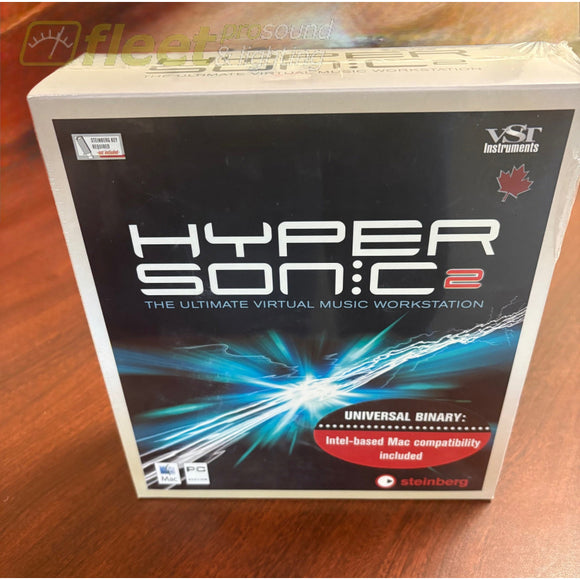 Steinberg HYPERSONIC 2 - 42-32032 - OLD STOCK FOUND IN WAREHOUSE UNOPENED CONTACT US TO MAKE A DEAL! RECORDING SOFTWARE