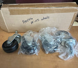 Pop in Wheel Kit (for Ampeg PF115 ) standard, will fit many amps