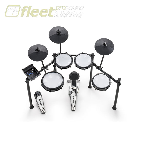 NITRO MAX KIT Eight Piece Electronic Drum Kit with Mesh Heads and