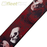 Levy’s – 2’’ Red Skull Polyester Strap - MPS2-093 STRAPS