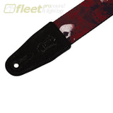 Levy’s – 2’’ Red Skull Polyester Strap - MPS2-093 STRAPS