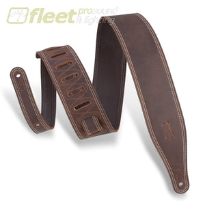 Levy’s M17BDS-DBR Butter Double Stitch Guitar Strap Dark Brown STRAPS