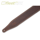 Levy’s M17BDS-DBR Butter Double Stitch Guitar Strap Dark Brown STRAPS