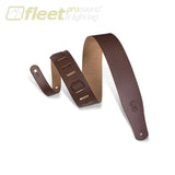 Levy’s Leathers M26-BRN 2.5 Leather Guitar Strap Brown STRAPS