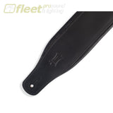 Levy’s M26PD-BLK Favourite Padded Black Leather Guitar Strap 3 STRAPS