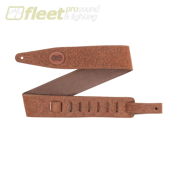 Levy’s M317FCL-BRN 2.5″ Brown Florentine Leather Strap STRAPS