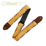 Levy’s Mid Century Modern Series Guitar Strap - Brown and Orange Sunset Groove - MP2MCM-001 STRAPS