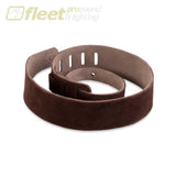 Levy’s MS26-BRN 2.5 Suede Leather Strap Brown STRAPS