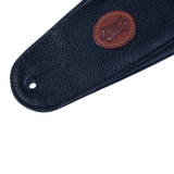 Levy's 4 1/2" Garment Leather Guitar Strap - Black - MSS2-4-BLK