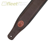 Levys Classic Padded Leather Guitar Strap in Dark Brown - MSS2-DBR STRAPS