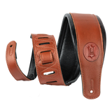 Levy's 3" Garment Leather Guitar Strap - Tan - MSS2-TAN