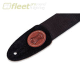 Levy’s MSSC8-BLK 2 Cotton Guitar Strap Black STRAPS