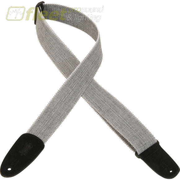 Levy’s MT8-WHT 2’’ Tweed Guitar Strap with Suede Ends - White STRAPS