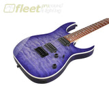 Ibanez RG421QMCBB RG Standard Electric Guitar (Cerulean Blue Burst) SOLID BODY GUITARS