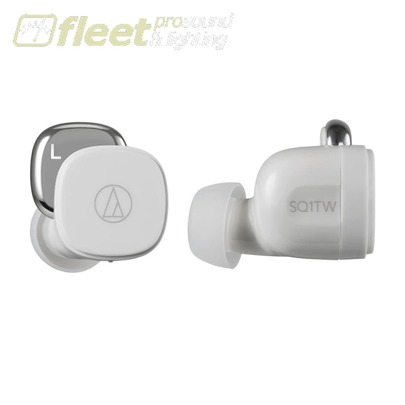 Audio - Technica Consumer ATH - SQ1TWWH True Wireless In - Ear Headphones
