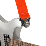 D'Addario PWSAL404 Polypropylene Auto Lock Guitar Strap (Orange)