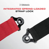 Auto Lock Polypro Guitar Strap, Red - PWSAL401