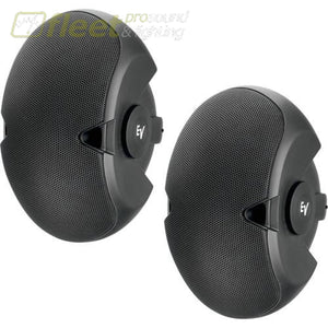 Electro-Voice EVID4.2T w/ transformer - Dual 4 surface mount speaker pair - black WALL MOUNT SPEAKERS