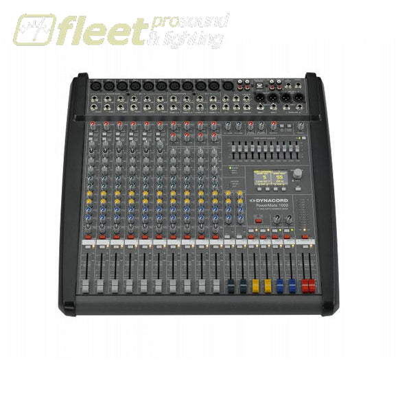 Dynacord Powermate 1000-3 10-Channel Compact Powered Mixer POWERED MIXERS