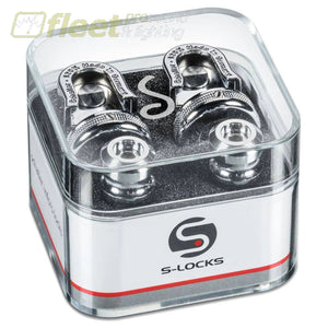 Schaller S-Lock Strap Locks - Chrome - SCH14010201 GUITAR PARTS