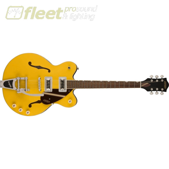 Gretsch Guitars G2604T Limited Edition Streamliner Rally II Center Block with Bigsby Laurel Fingerboard - Two-Tone Bamboo Yellow/Copper