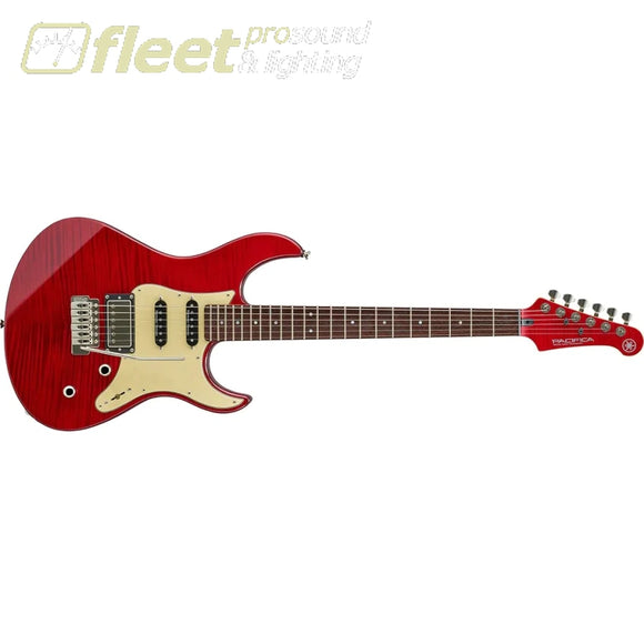 Yamaha PAC612VIIFM-FMX Pacifica Electric Guitar - Fired Red SOLID BODY GUITARS