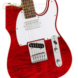 Squier Affinity Series Telecaster FMT SH Laurel Fingerboard - Crimson Red Transparent - 0378280538 SOLID BODY GUITARS