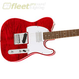 Squier Affinity Series Telecaster FMT SH Laurel Fingerboard - Crimson Red Transparent - 0378280538 SOLID BODY GUITARS