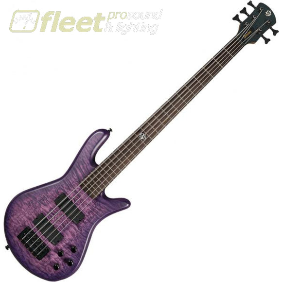 Spector NSPULSE5UVM NS Pulse 5-String Electric Bass w/ EMG Pickups - Ultra Violet Matte 5 STRING BASSES