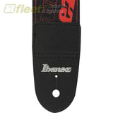 Ibanez GSD50RD Logo Design Guitar Strap Black and Red STRAPS