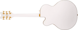Gretsch Guitars Synchromatic Falcon Hollow Body Single-Cut with Bigsby, Ebony Fingerboard - White