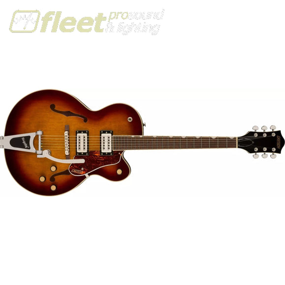Gretsch Guitars G2420T Streamliner Hollow Body with Bigsby Laurel Fingerboard - Broad’Tron BT-3S Pickups - Havana Burst HOLLOW BODY GUITARS