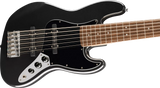 Squier Affinity Series Jazz Bass VI, Laurel Fingerboard - Black Metallic