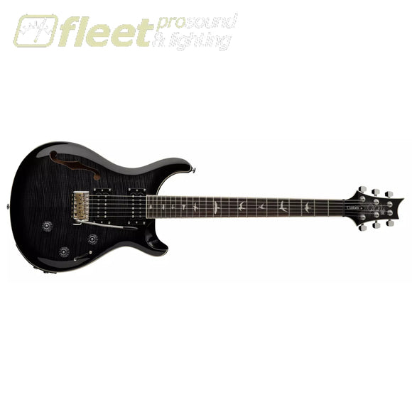 PRS SE Custom 24 SemiHollow Piezo Electric Guitar in Charcoal Burst - CPSH44CA HOLLOW BODY GUITARS