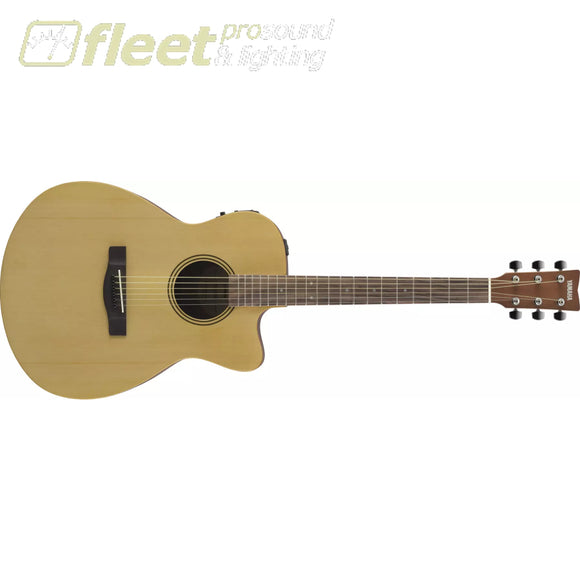 Yamaha FSX400C Cutaway Concert Acoustic/Electric Guitar Natural Satin 6 STRING ACOUSTIC WITH ELECTRONICS