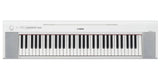 Yamaha NP-15 w  Piaggero 61-Key Digital Piano w/Adaptor - White
