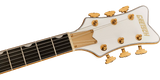 Gretsch Guitars Synchromatic Falcon Hollow Body Single-Cut with Bigsby, Ebony Fingerboard - White