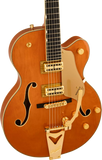 Gretsch Guitars Synchromatic Nashville Hollow Body Single-Cut with Bigsby, Ebony Fingerboard - 50's Orange Stain