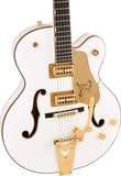 Gretsch Guitars Synchromatic Falcon Hollow Body Single-Cut with Bigsby, Ebony Fingerboard - White