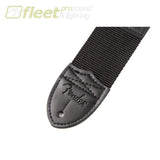 FENDER 2 LOGO STRAP - BLACK W/ YELLOW LOGO Model #: 0990662070 STRAPS