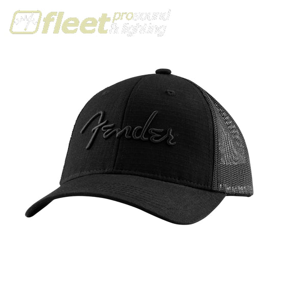 FENDER® SNAP BACK PICK HOLDER HAT BLACK Model #: 9122421300 CLOTHING