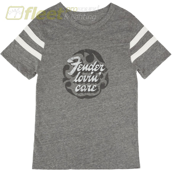 Fender® Women’s Football T-Shirt Gray Small 9123014306 CLOTHING