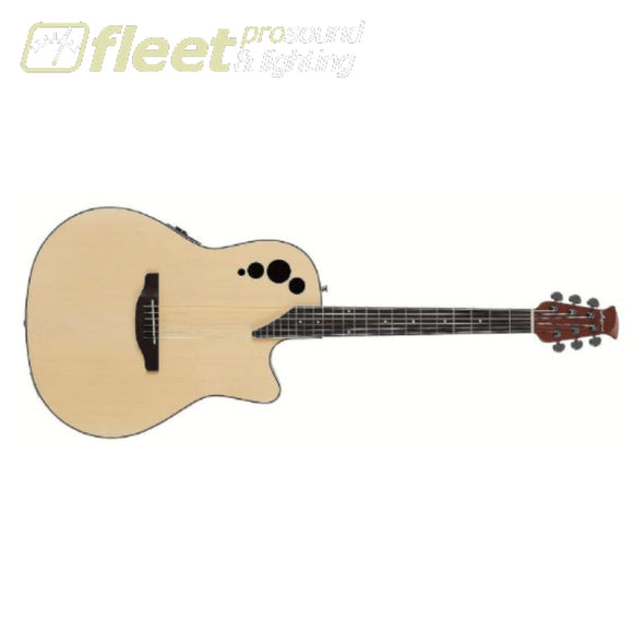 Ovation Applause AE44-4S Acoustic Guitar - Natural Satin 6 STRING ACOUSTIC WITH ELECTRONICS
