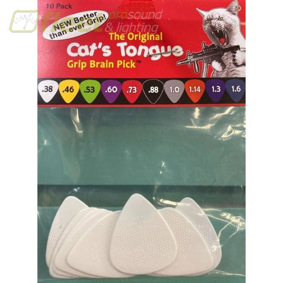 Brain Pick Cat’s Tongue J-CT38/10 Grip Picks -.38 10 Pack PICKS
