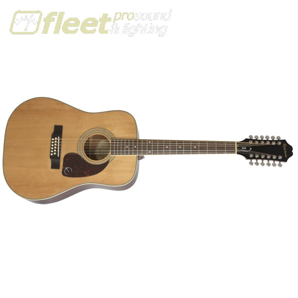 Epiphone Songmaker DR-212 12 String Acoustic Guitar - Natural 12 STRING ACOUSTICS