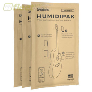 PLANET WAVES HUMIDIPAK STD REPLACEMENT 3PK - PW-HPRP-03 GUITAR CARE ACCESSORIES