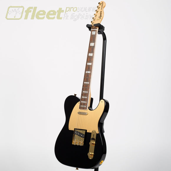 Squier 40th Anniversary Gold Edition Telecaster - Laurel Black - 0379400506 SOLID BODY GUITARS