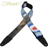 Levy’s MPD2-005 2 Polyester Guitar Strap RCAF Logo STRAPS